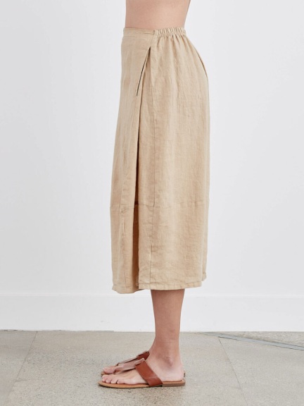 Side Pleat Skirt by Cut Loose