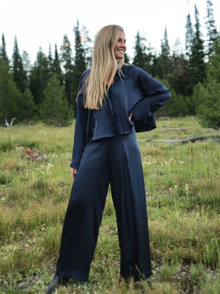 Single Pleat Pant by Planet by Lauren G