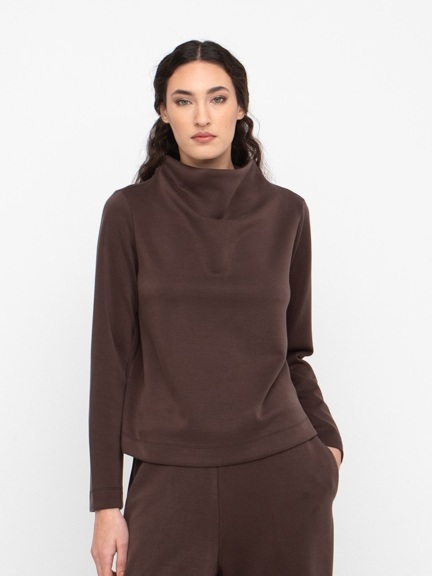 Soft Drape Turtleneck by Ozai N Ku