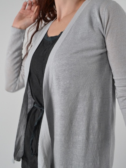 Solid Drape Cardigan by Kinross Cashmere