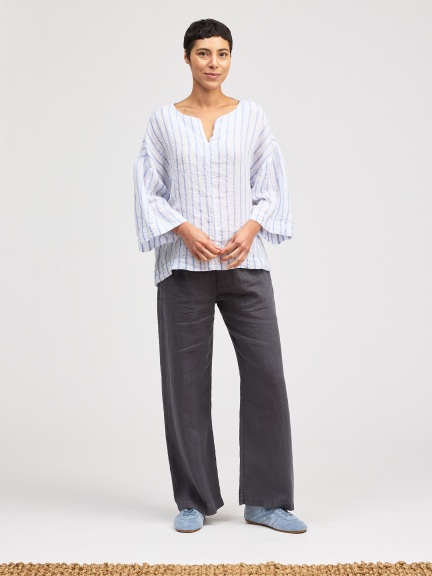 Split Neck Pullover by Cut Loose