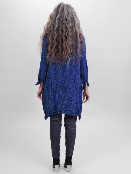 Spotted Cobalt Tunic by Alembika