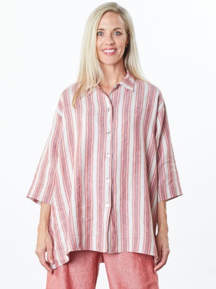 Stripe Gordon Shirt by Bryn Walker