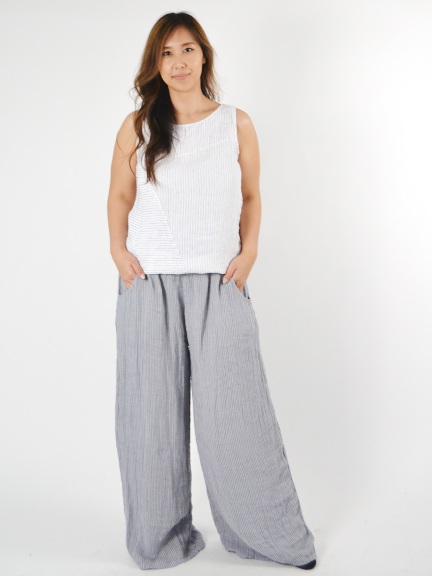 Stripe Wide Leg Pant by Luna Luz