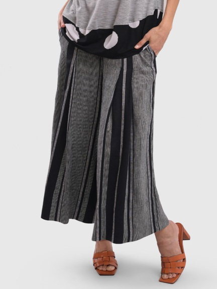 Striped Pleated Pant by Alembika