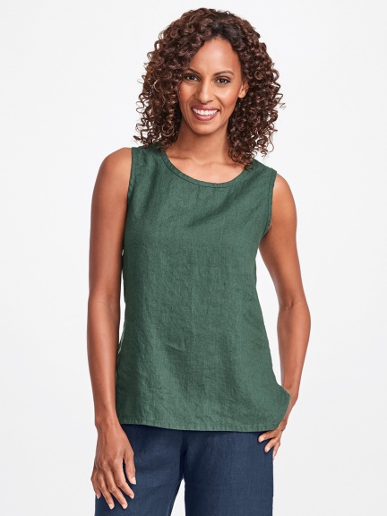 Sunny Linen Tank by Flax