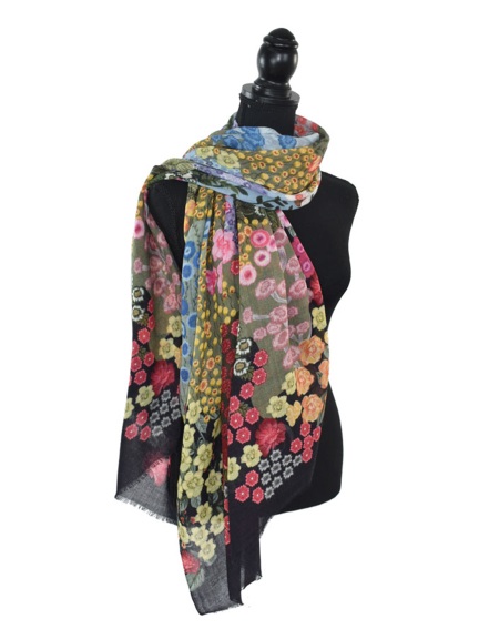 Suzanne Field of Flowers Scarf by Dupatta Designs