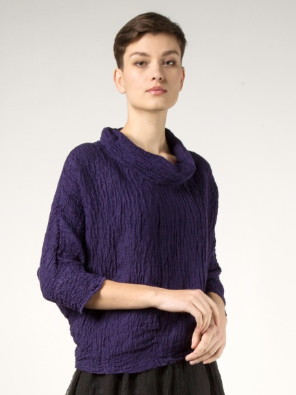 Textured Cowl Top by Grizas