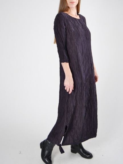 Textured Wave Dress by Grizas at Hello Boutique
