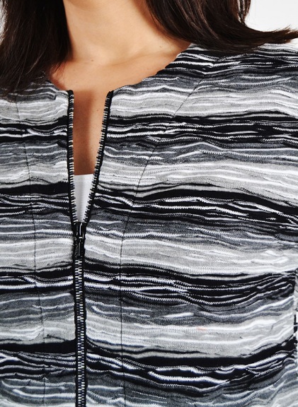 Textured Zip Jacket by Klok
