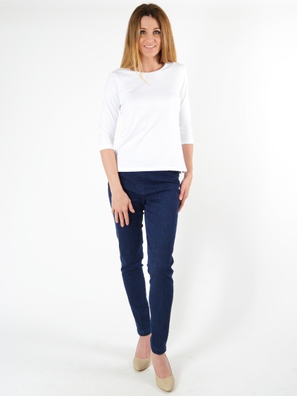 The 3/4 Sleeve Boxy Tee by A'nue Miami