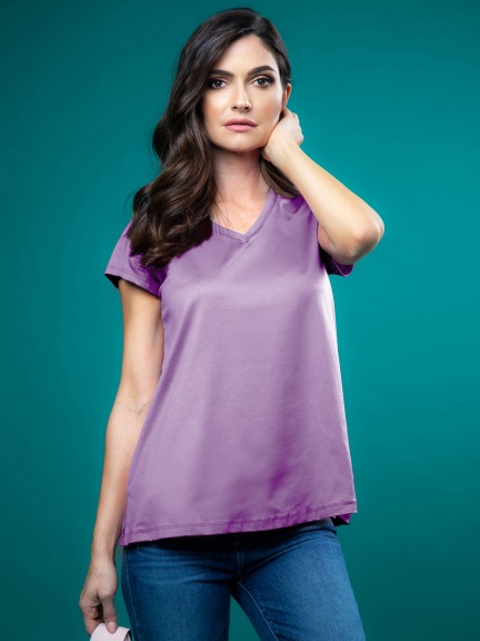The A-Line Cap Sleeve Tee by A'nue Miami