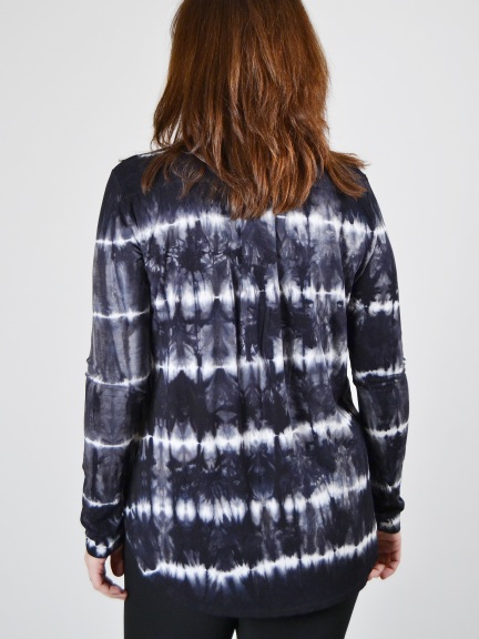 Tie Dye High Low T by Annie Turbin