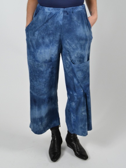 yellow tie dye pants