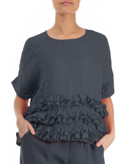 Tiered Ruffle Blouse by Grizas