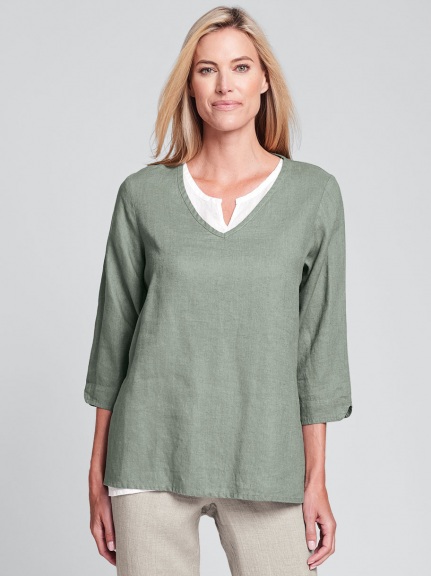 V Pullover by Flax