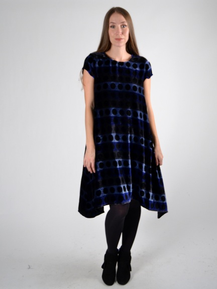 Velvet Dot Dress by Grizas at Hello Boutique Velvet Dot Dress by Grizas at Hello Boutique