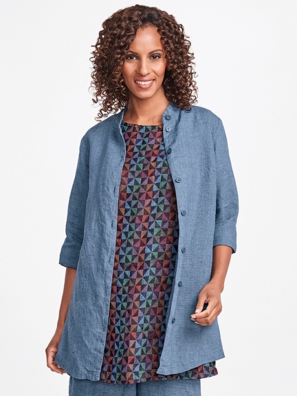 Vintage Shirt Tunic by Flax