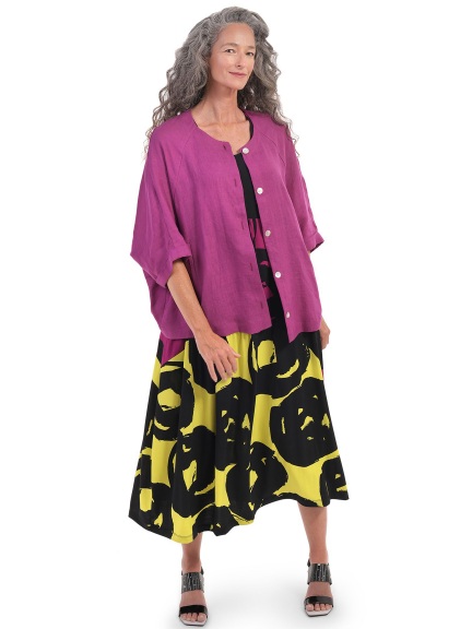 Violet Linen Jacket by Alembika