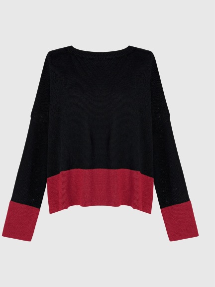 Vista Block Sweater by Alembika