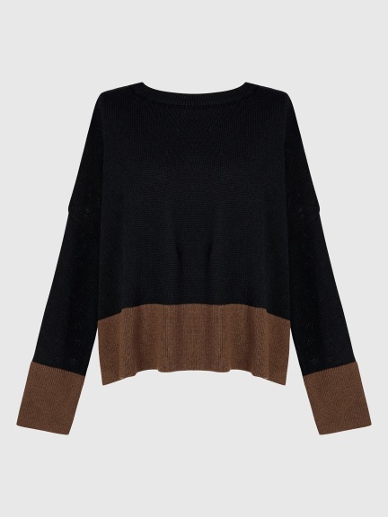 Vista Block Sweater by Alembika