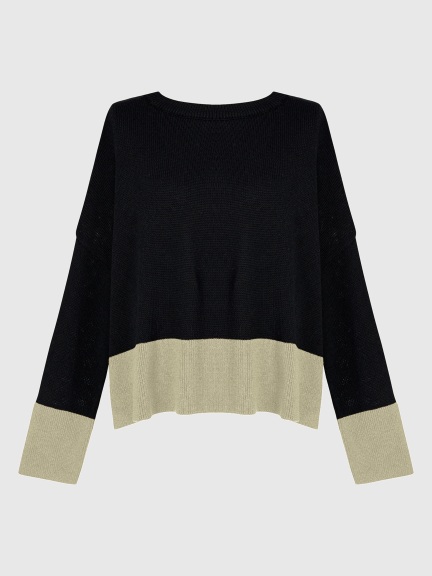 Vista Block Sweater by Alembika