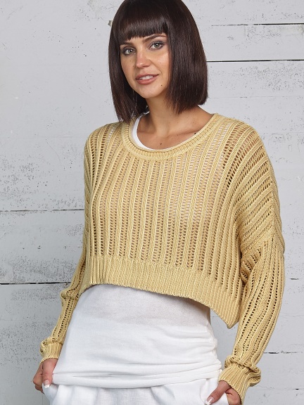 Washed Mini Sweater by Planet