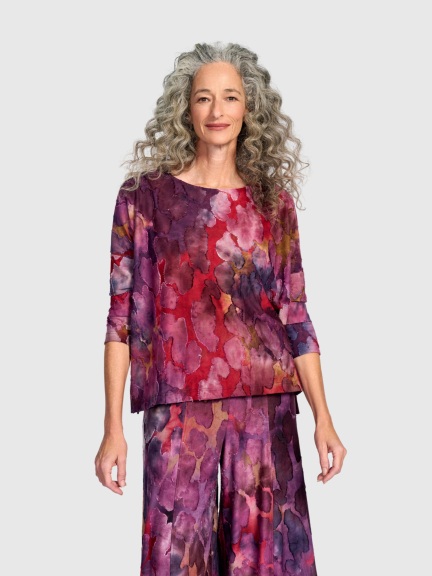 Watercolor Bloom Top by Alembika
