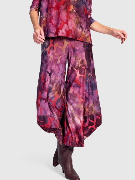Watercolor Dot Balloon Pants by Alembika