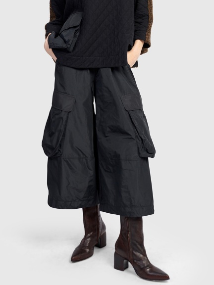 Wide Cargo Pants by Alembika