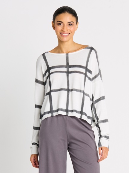 Windowpane Sweater by Planet by Lauren G