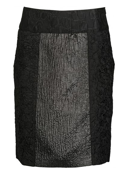 Woven Pencil Skirt by Eva & Claudi at Hello Boutique