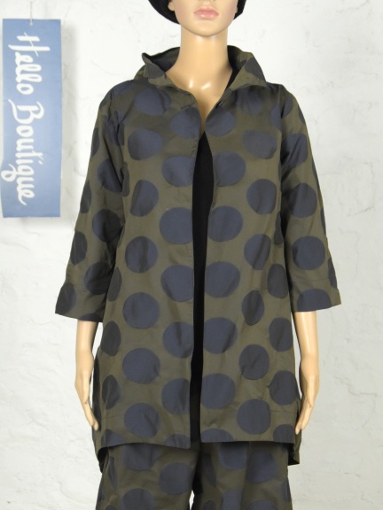 Bryn Walker | Linen Button Front Crop Cardigan in Black