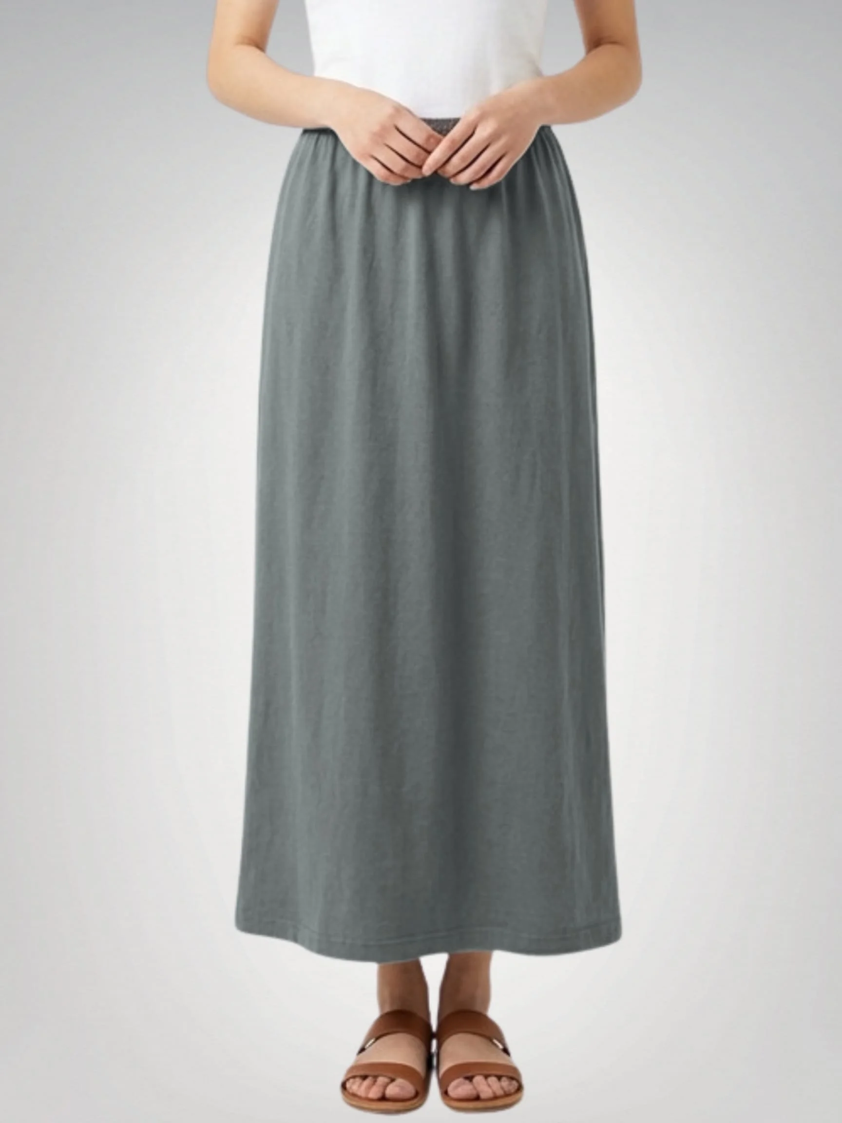 A-line Skirt in Dolomite