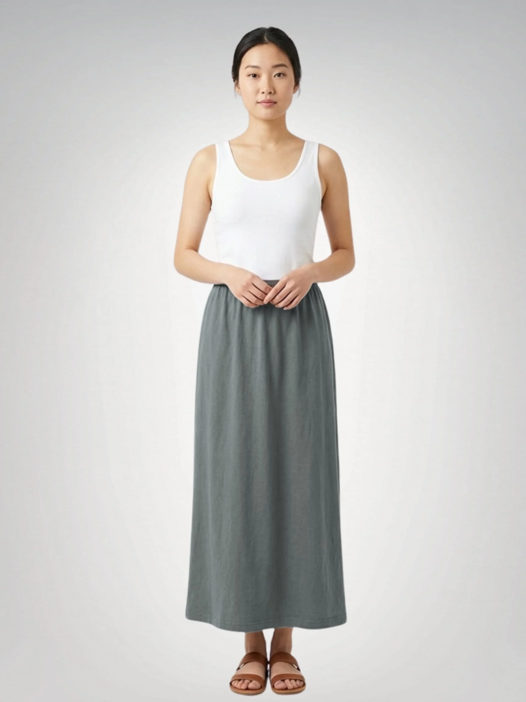A-line Skirt in Dolomite