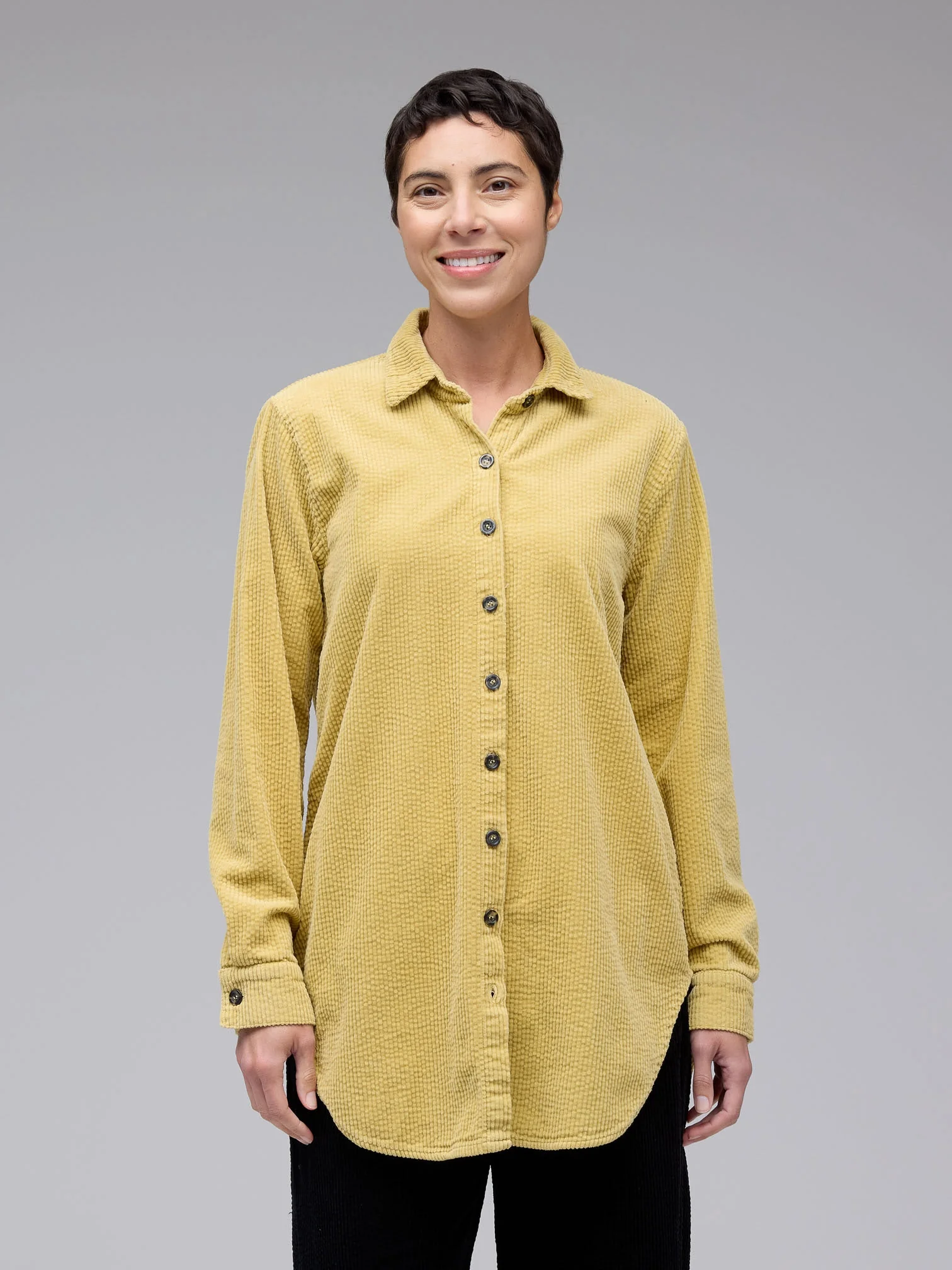 Aline Shirt in Mustard Seed