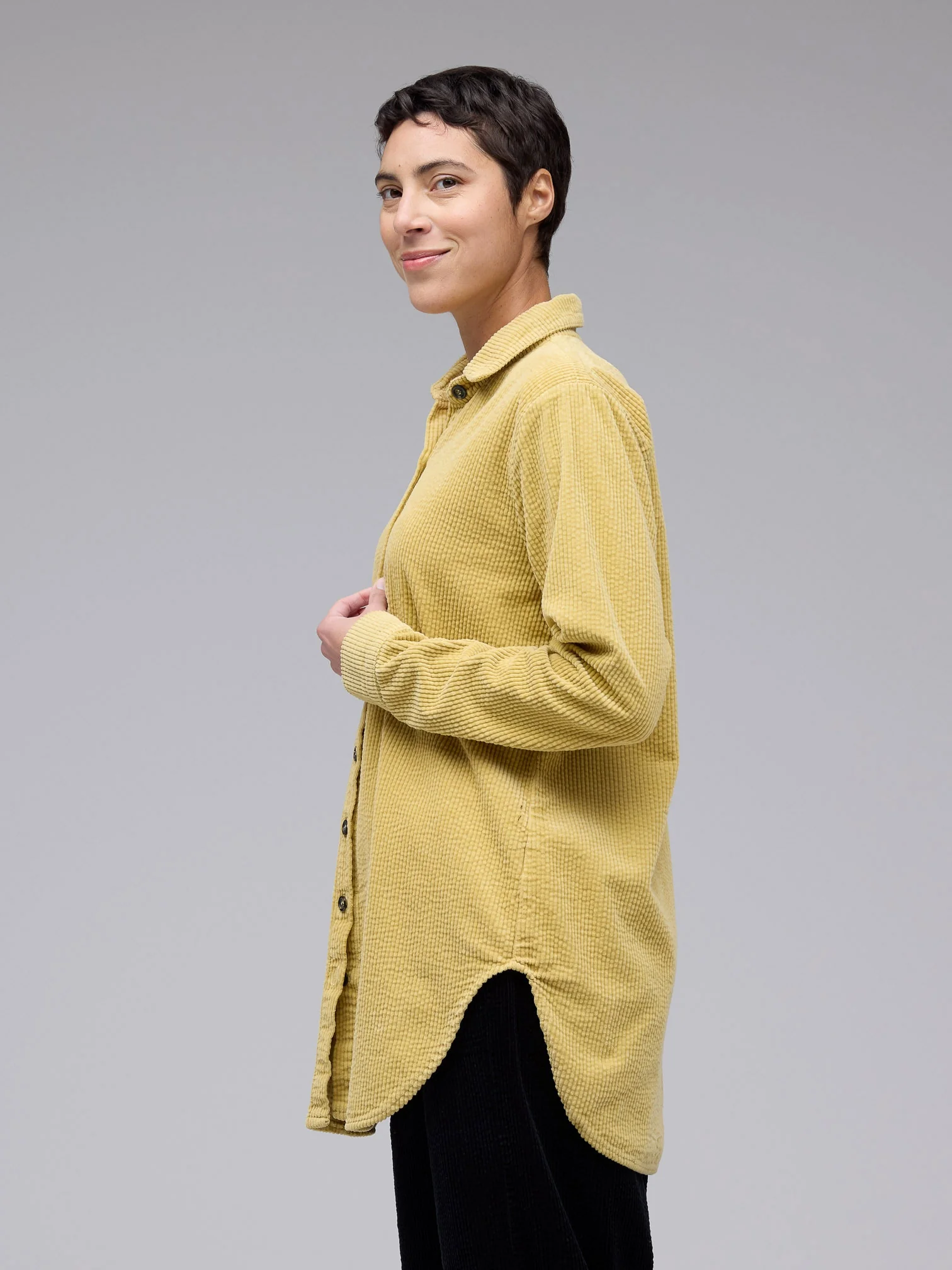 Aline Shirt in Mustard Seed