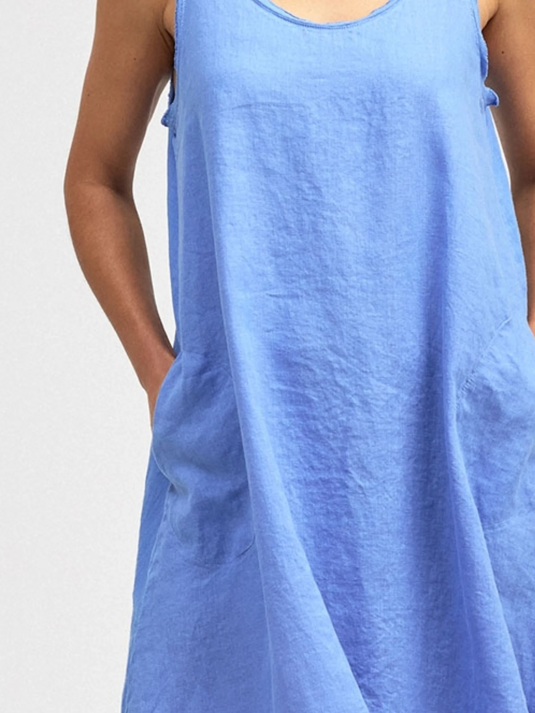 Aline Tank Dress in Forget Me Not