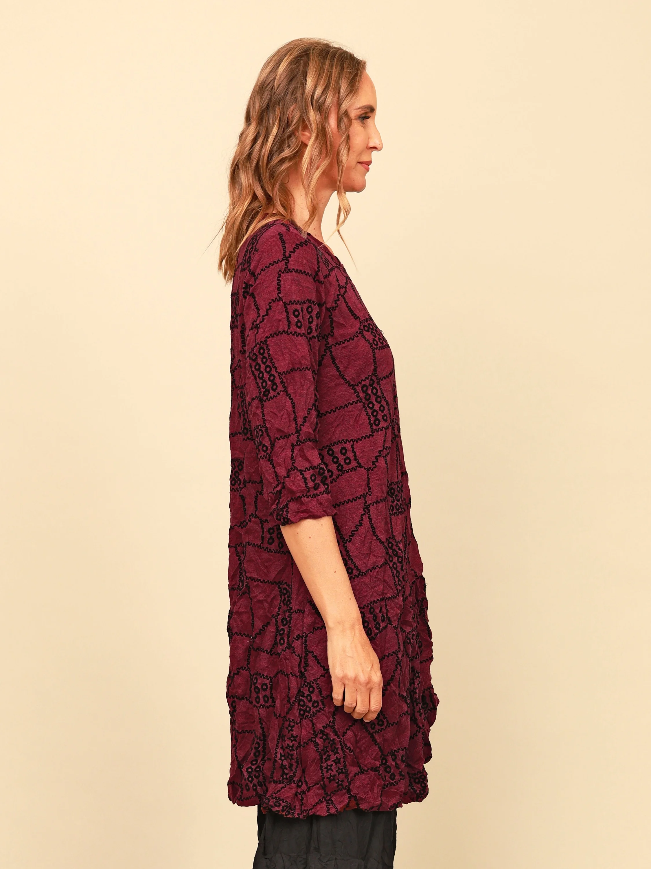 Ashton Dress in Rouge