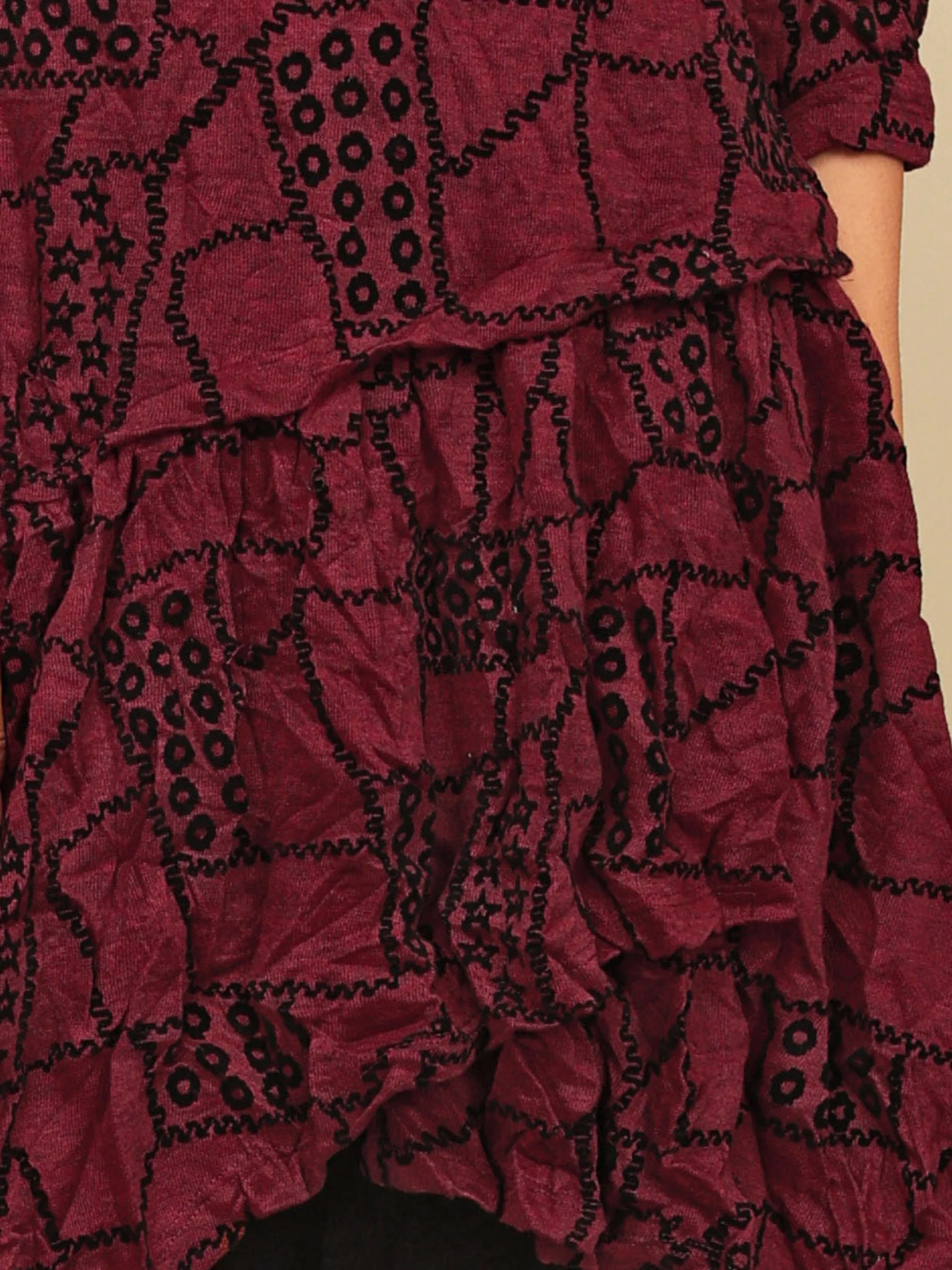 Ashton Dress in Rouge