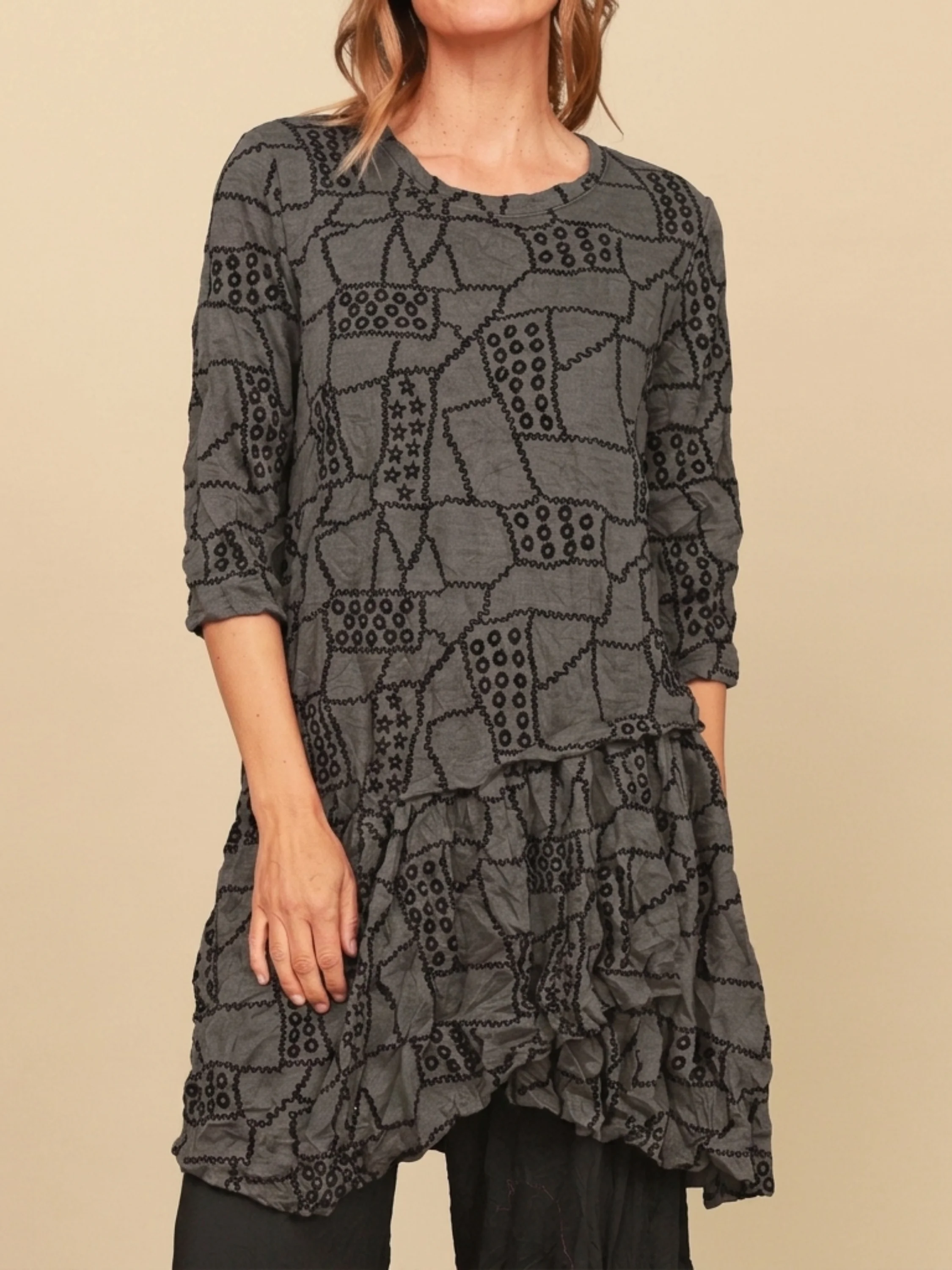 Ashton Dress in Ebony