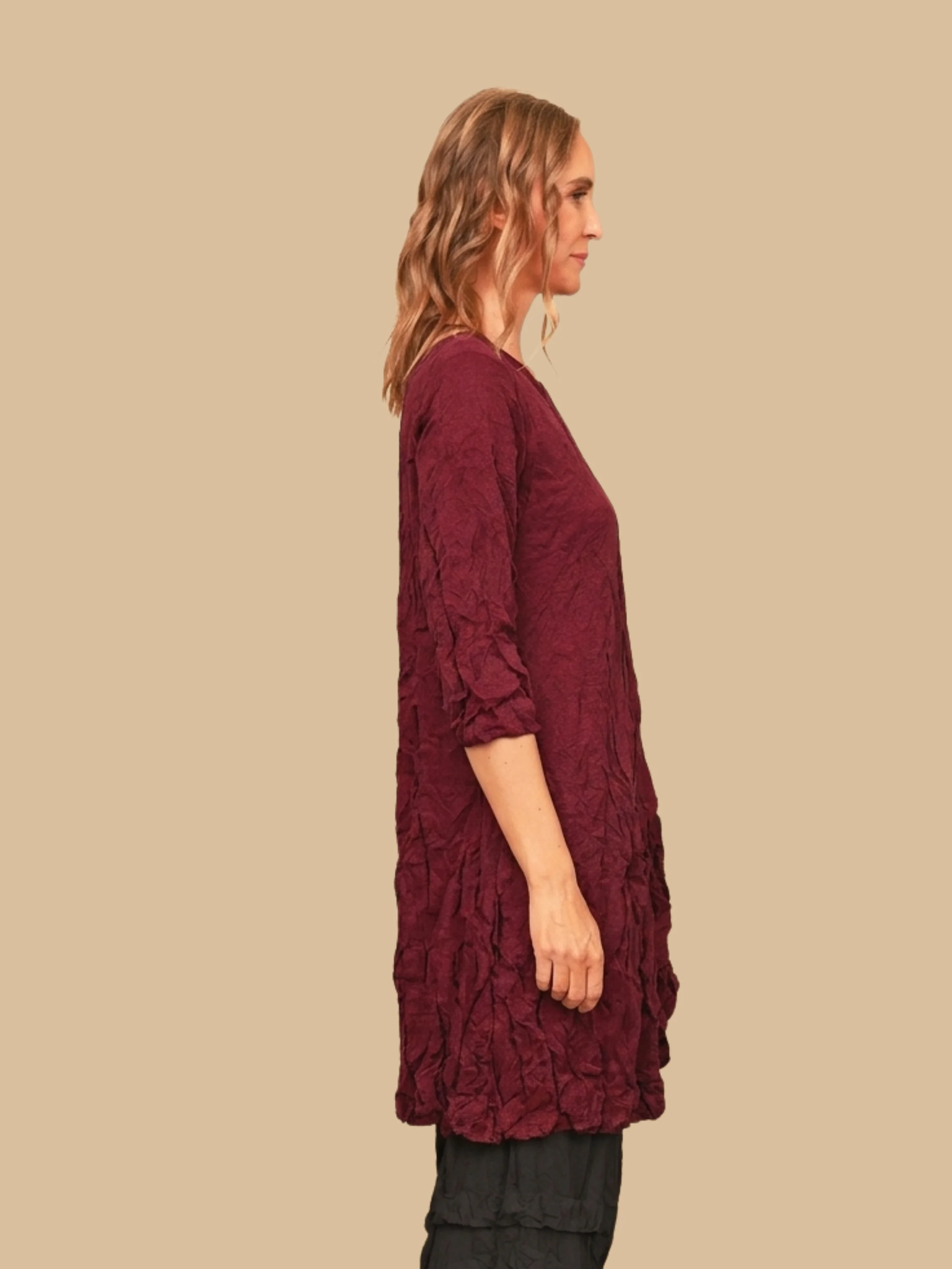 Ashton Short Dress in Rouge