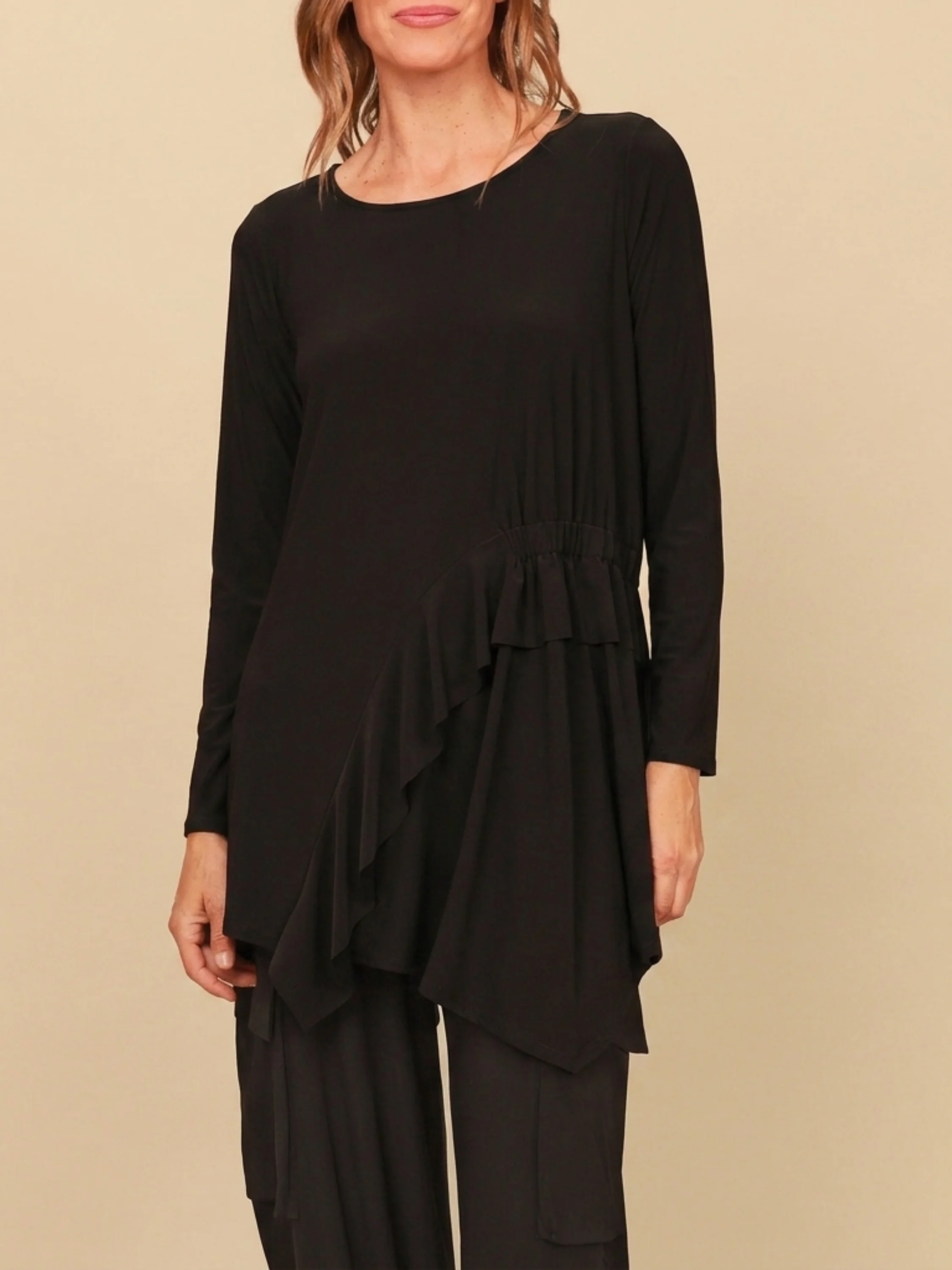 Athena Tunic in Black