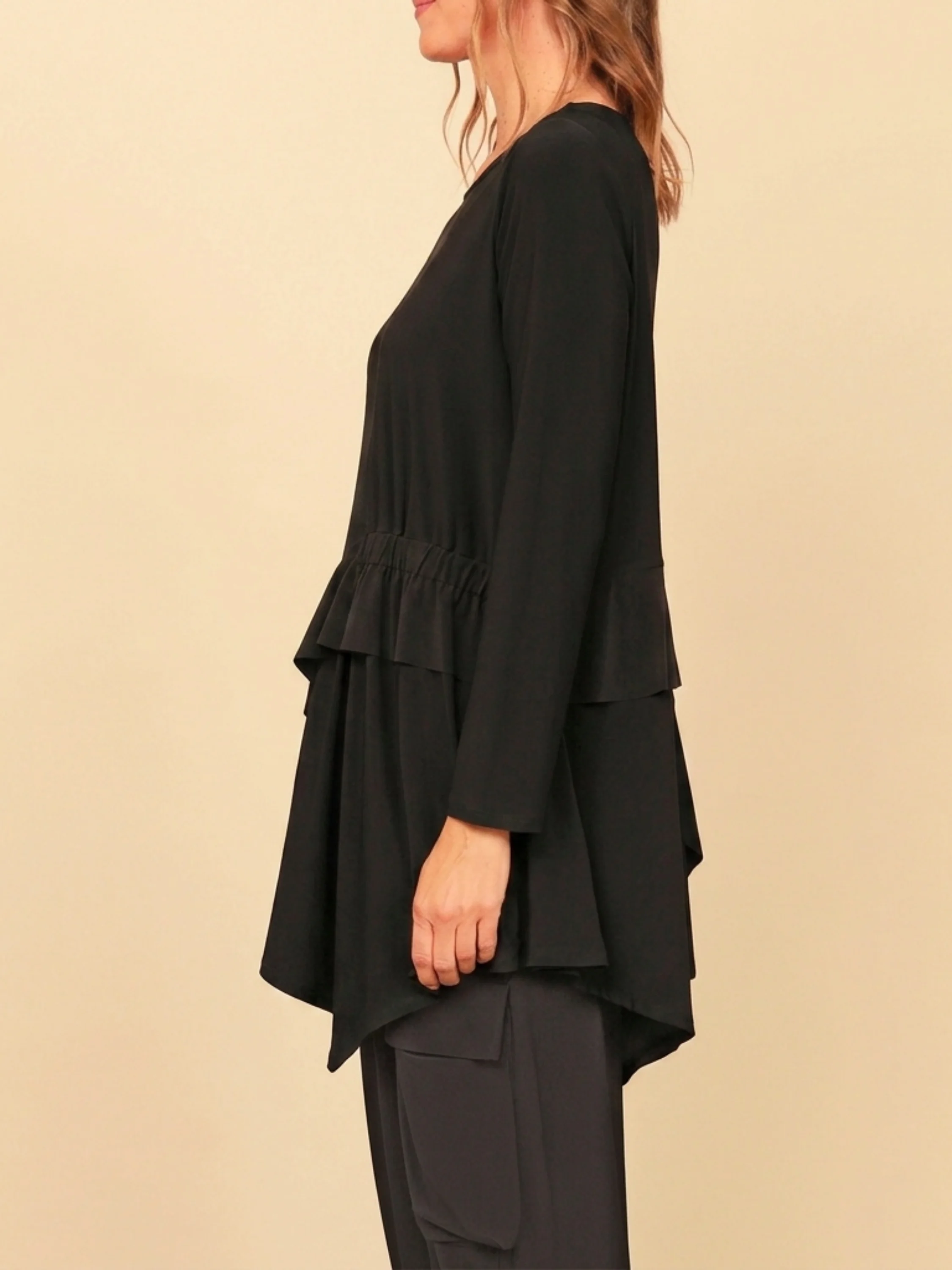 Athena Tunic in Black