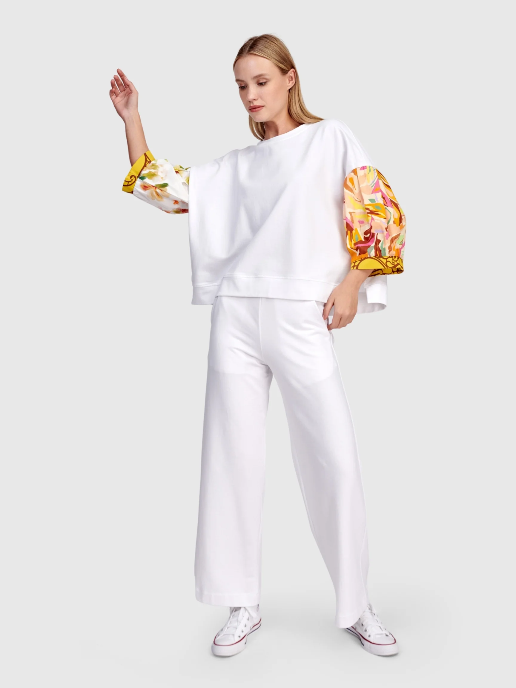 Balloon Sleeve Top in Mix