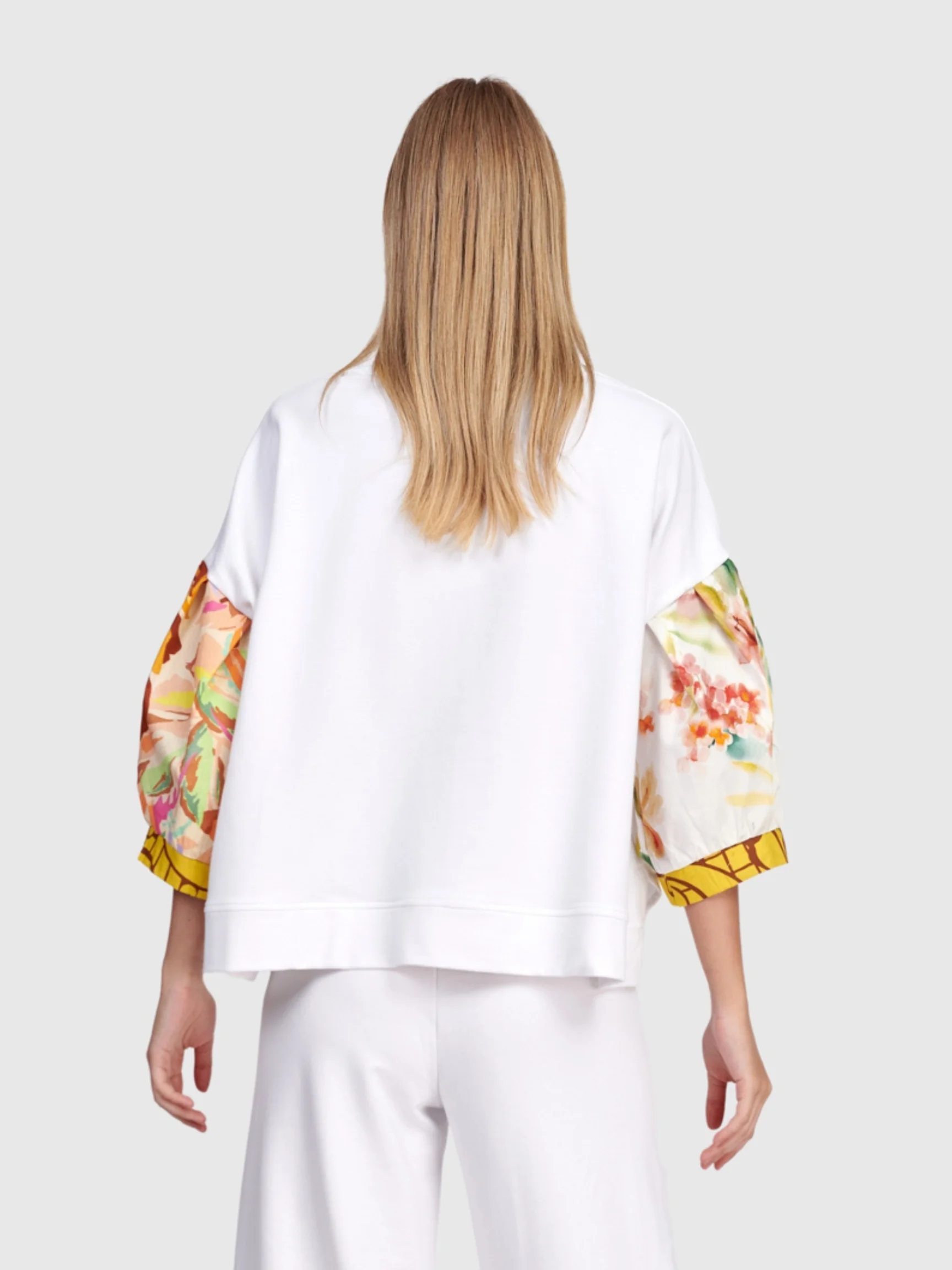 Balloon Sleeve Top in Mix