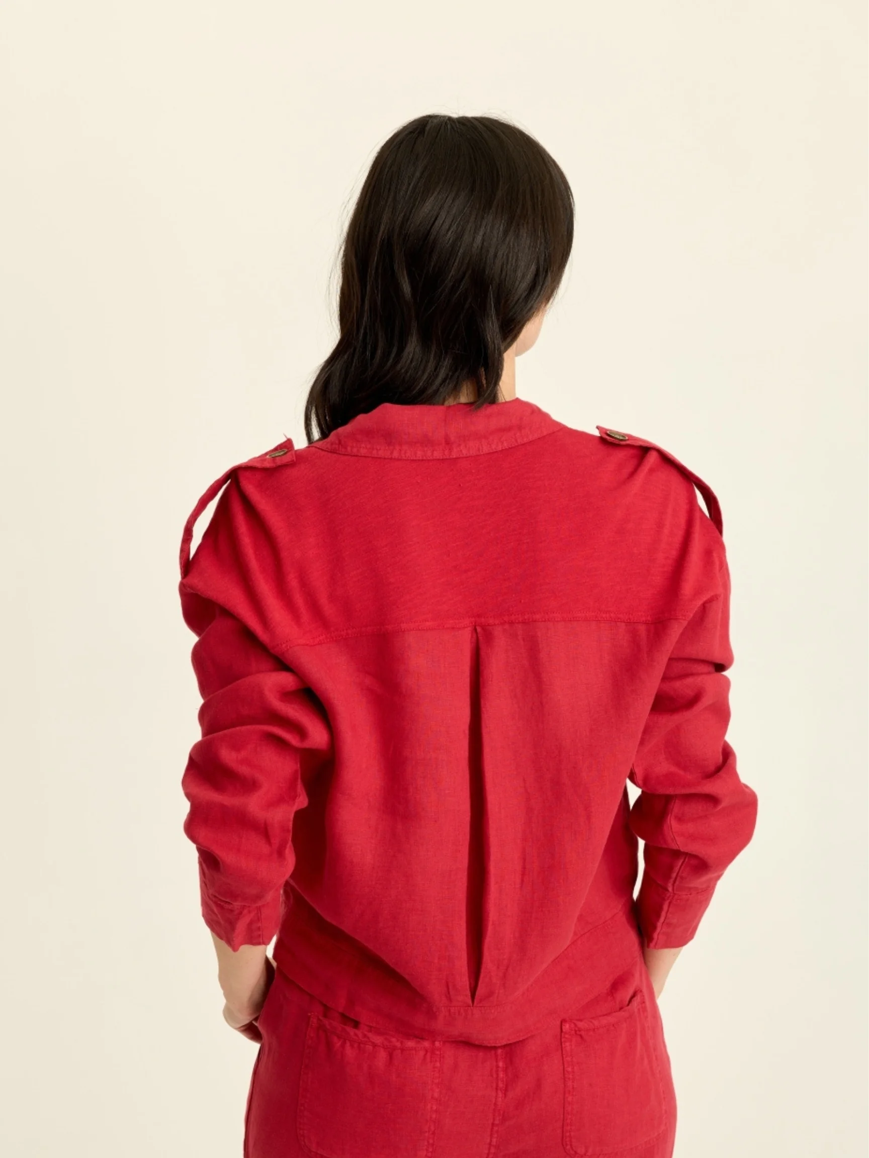 Baltazar Jacket in Red Garnet