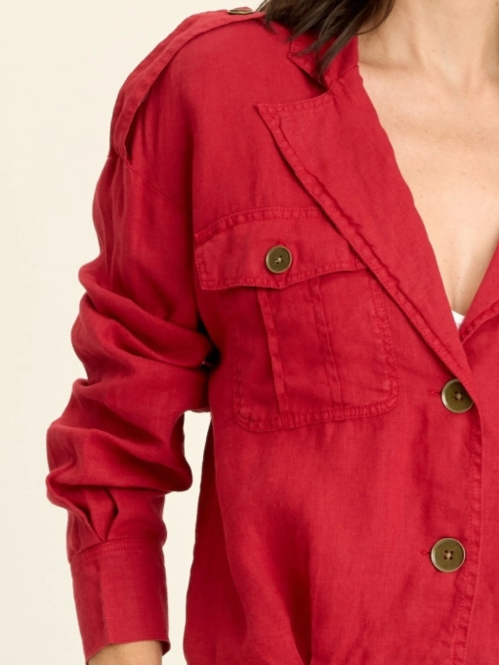 Baltazar Jacket in Red Garnet