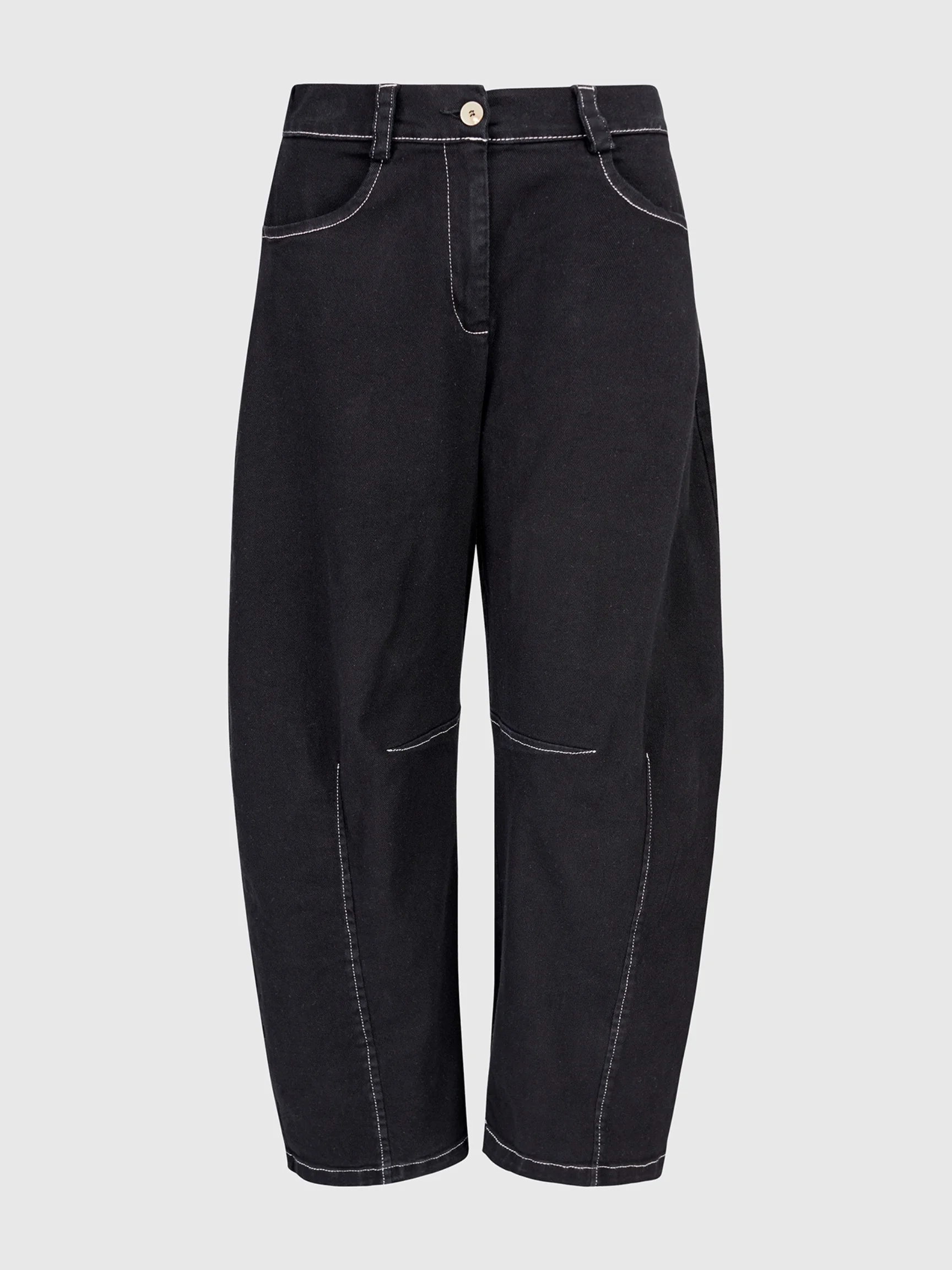 Barrel Pant in Black