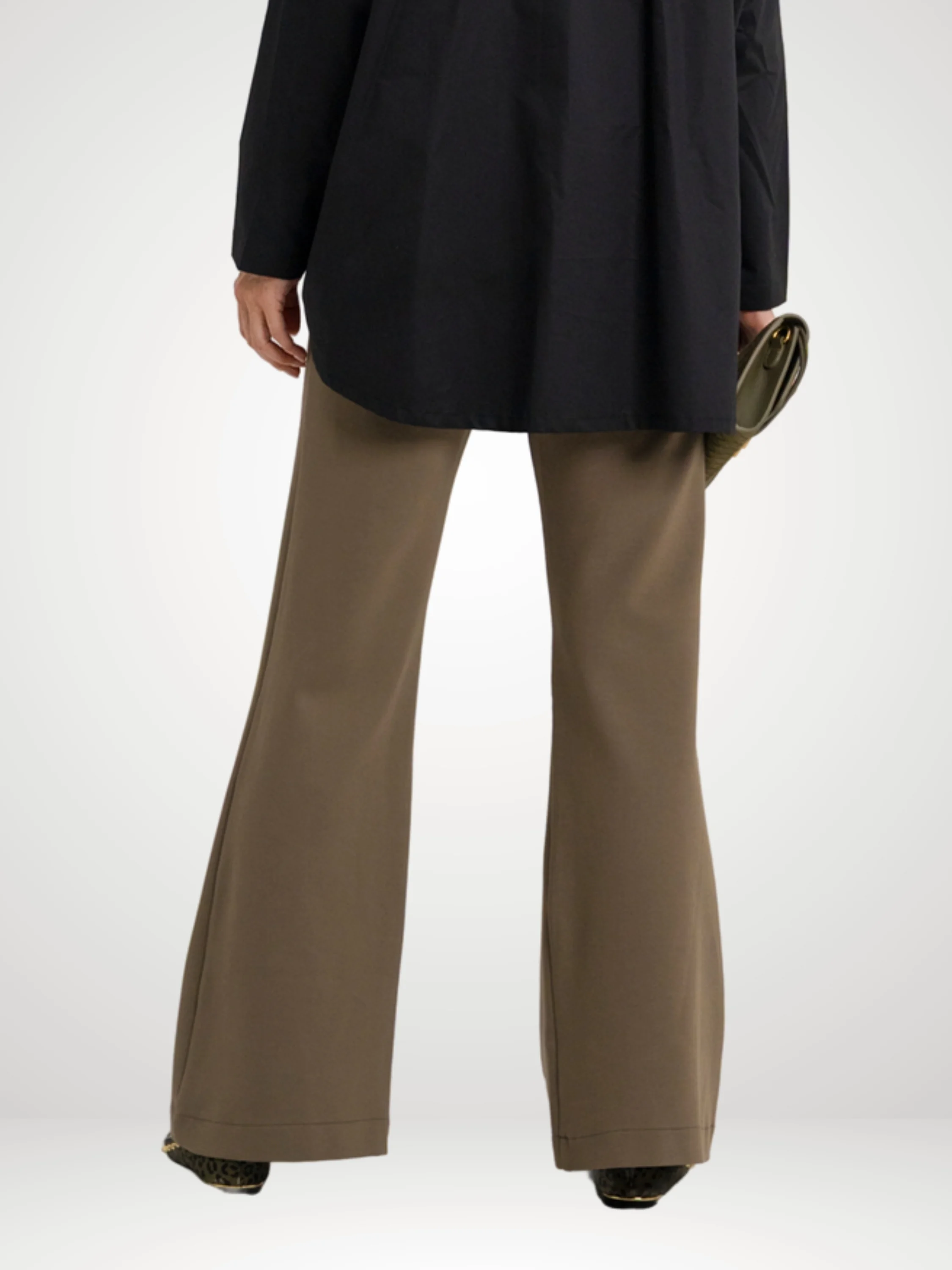 Bell Bottom Pants in Turtle